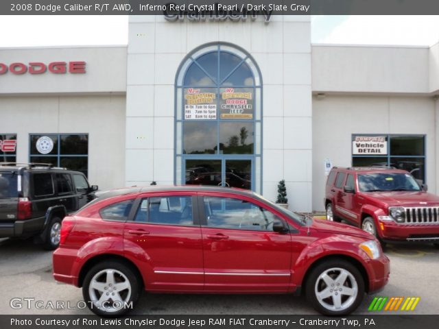 2008 Dodge Caliber R/T AWD in Inferno Red Crystal Pearl