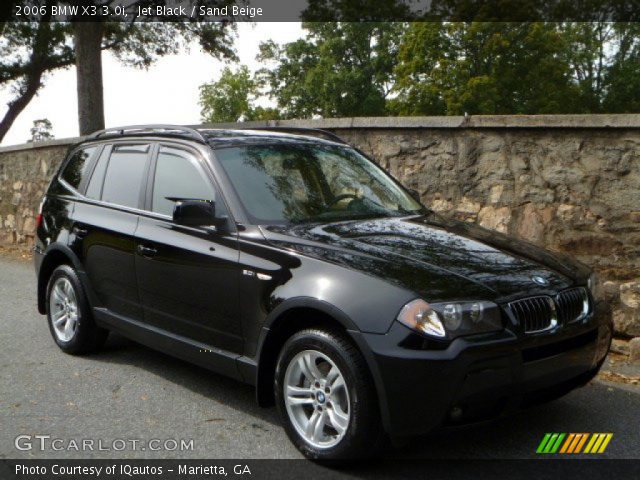 2006 BMW X3 3.0i in Jet Black