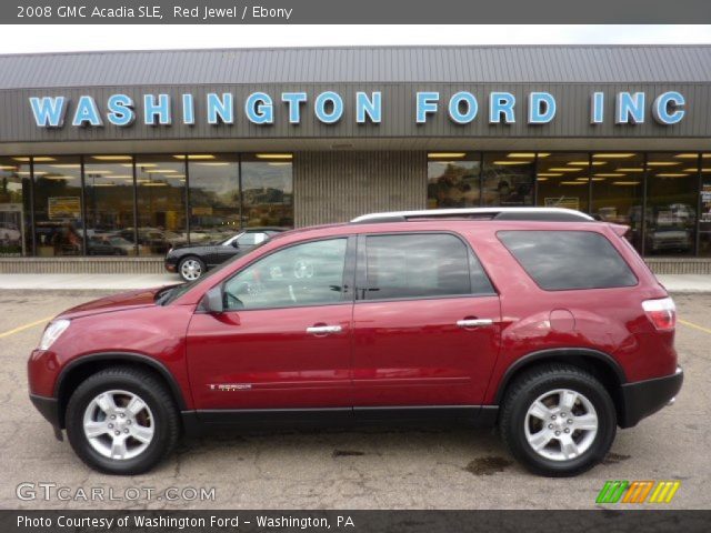 2008 GMC Acadia SLE in Red Jewel