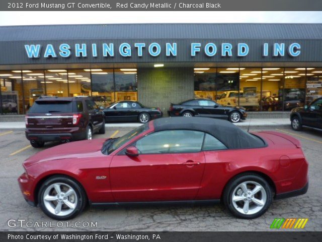 2012 Ford Mustang GT Convertible in Red Candy Metallic