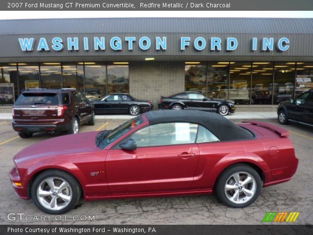 2007 Ford Mustang GT Premium Convertible in Redfire Metallic