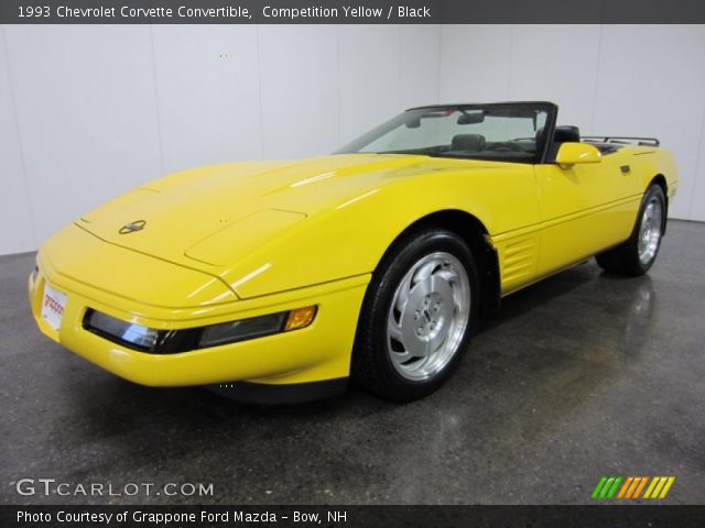 1993 Chevrolet Corvette Convertible in Competition Yellow