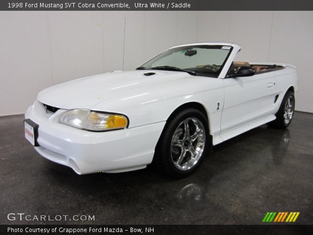 1998 Ford Mustang SVT Cobra Convertible in Ultra White