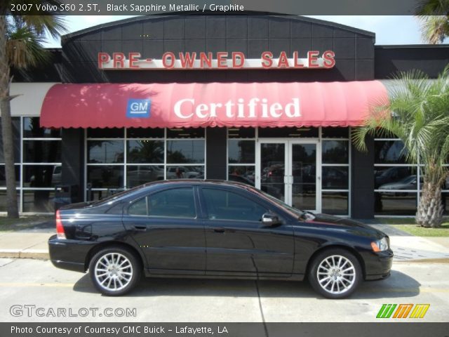 2007 Volvo S60 2.5T in Black Sapphire Metallic