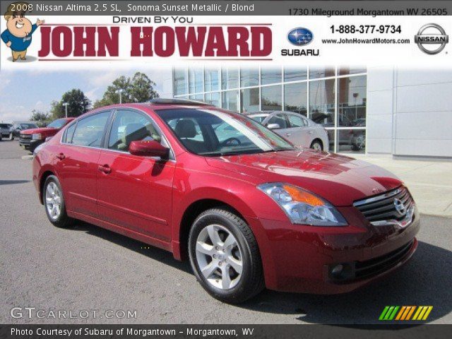 2008 Nissan Altima 2.5 SL in Sonoma Sunset Metallic