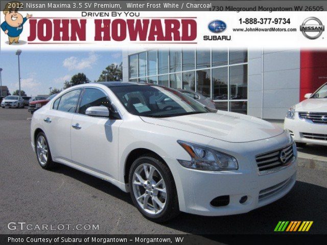 2012 Nissan Maxima 3.5 SV Premium in Winter Frost White