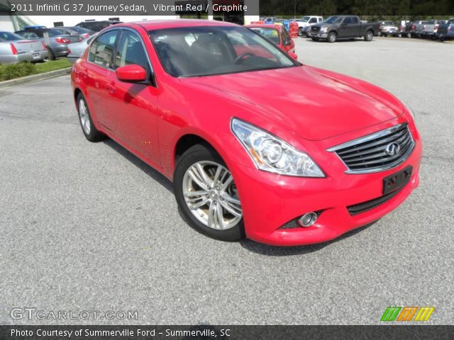2011 Infiniti G 37 Journey Sedan in Vibrant Red