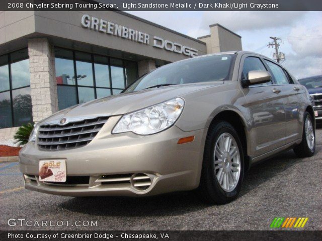 2008 Chrysler Sebring Touring Sedan in Light Sandstone Metallic