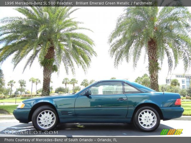 1996 Mercedes-Benz SL 500 Roadster in Brilliant Emerald Green Metallic