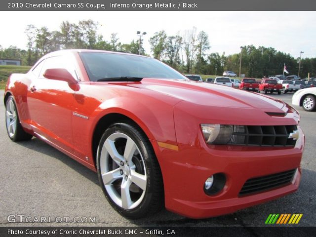 2010 Chevrolet Camaro SS Coupe in Inferno Orange Metallic