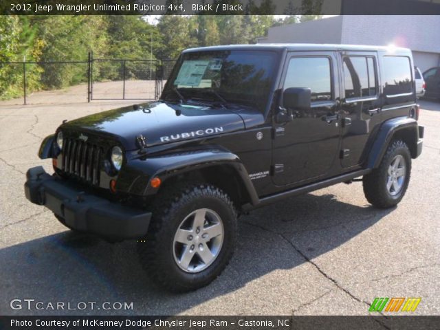 2012 Jeep Wrangler Unlimited Rubicon 4x4 in Black