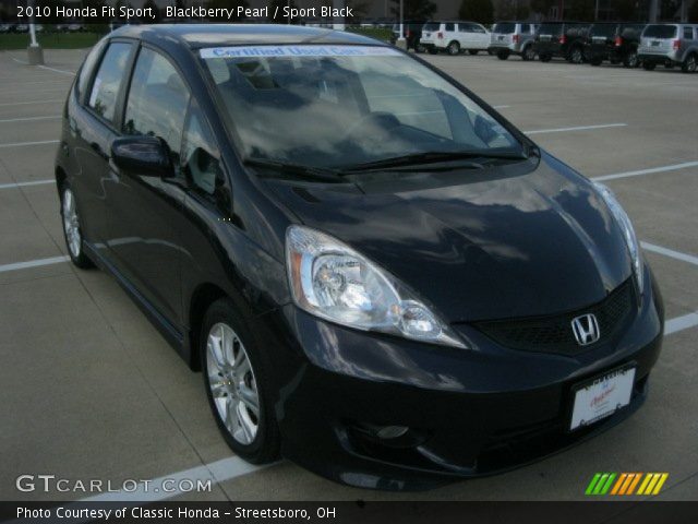 2010 Honda Fit Sport in Blackberry Pearl