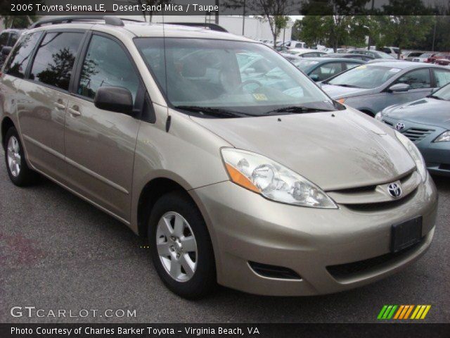 2006 Toyota Sienna LE in Desert Sand Mica