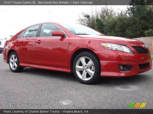 2010 Toyota Camry SE in Barcelona Red Metallic