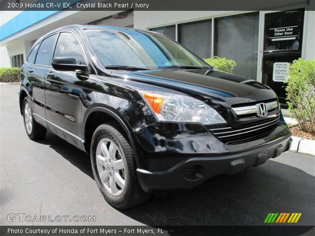 2009 Honda CR-V EX in Crystal Black Pearl