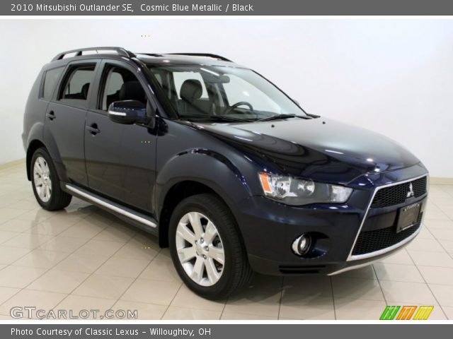 2010 Mitsubishi Outlander SE in Cosmic Blue Metallic