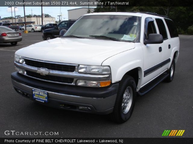 2003 Chevrolet Suburban 1500 Z71 4x4 in Summit White