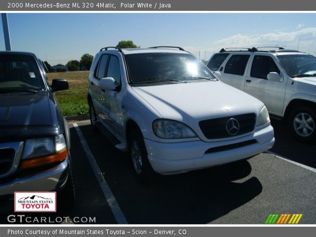 2000 Mercedes-Benz ML 320 4Matic in Polar White