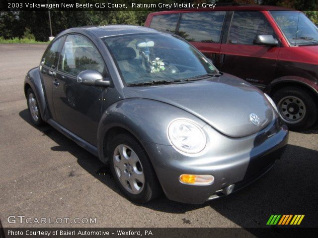 2003 Volkswagen New Beetle GLS Coupe in Platinum Grey Metallic