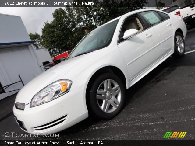 2012 Chevrolet Impala LT in Summit White