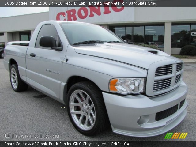 2005 Dodge Ram 1500 SRT-10 Regular Cab in Bright Silver Metallic