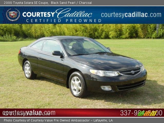 2000 Toyota Solara SE Coupe in Black Sand Pearl