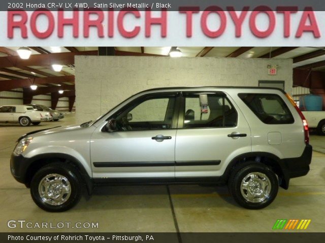 2002 Honda CR-V LX 4WD in Satin Silver Metallic