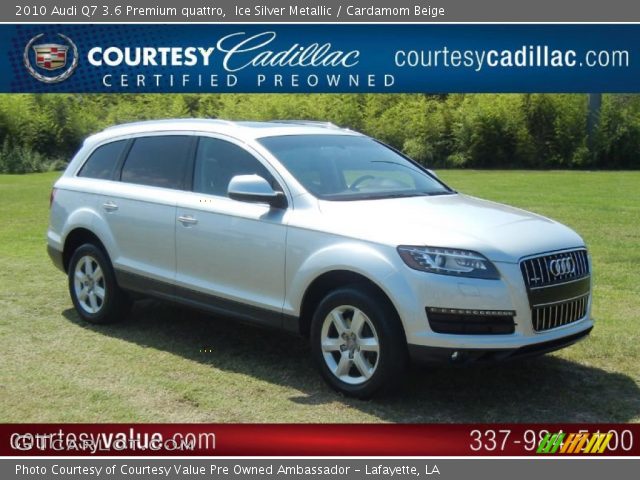 2010 Audi Q7 3.6 Premium quattro in Ice Silver Metallic