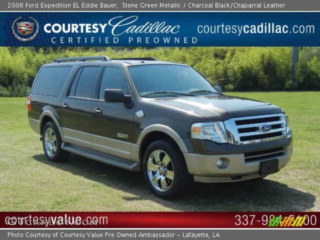 2008 Ford Expedition EL Eddie Bauer in Stone Green Metallic