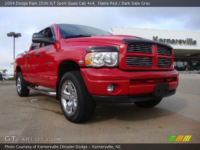 2004 Dodge Ram 1500 SLT Sport Quad Cab 4x4 in Flame Red