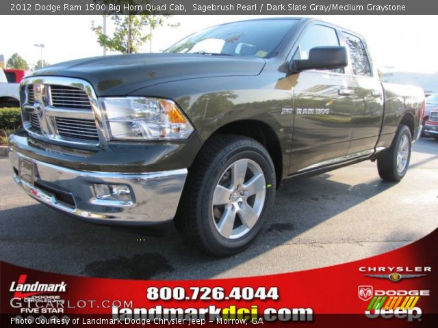 2012 Dodge Ram 1500 Big Horn Quad Cab in Sagebrush Pearl