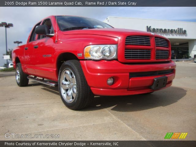 2005 Dodge Ram 1500 Laramie Quad Cab in Flame Red