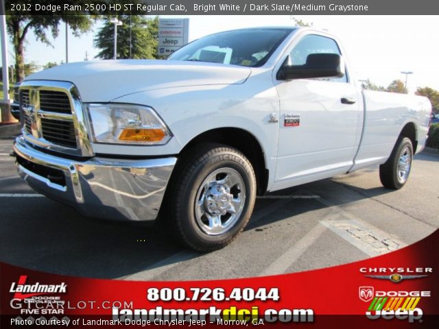 2012 Dodge Ram 2500 HD ST Regular Cab in Bright White