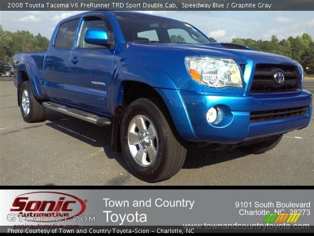 2008 Toyota Tacoma V6 PreRunner TRD Sport Double Cab in Speedway Blue