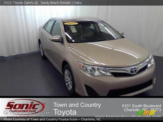 2012 Toyota Camry LE in Sandy Beach Metallic