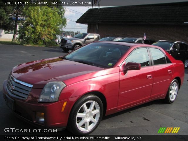 2005 Cadillac CTS Sedan in Red Line
