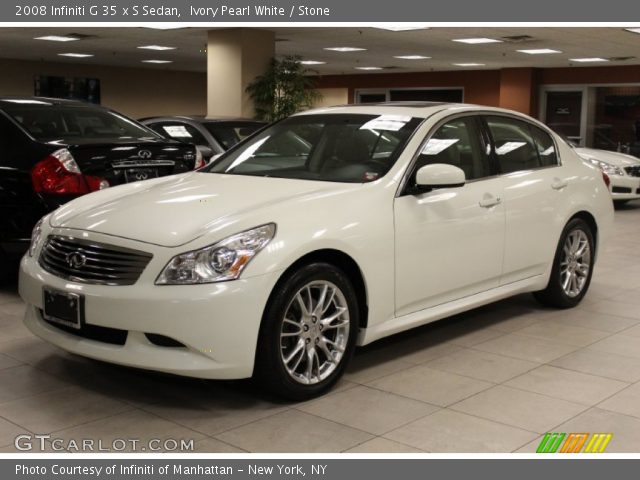 2008 Infiniti G 35 x S Sedan in Ivory Pearl White