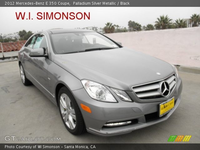 2012 Mercedes-Benz E 350 Coupe in Palladium Silver Metallic