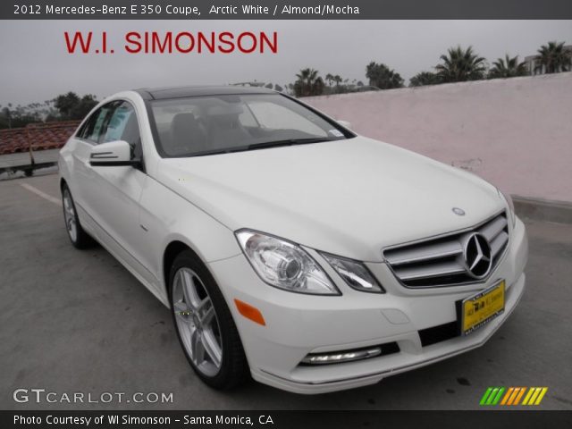 2012 Mercedes-Benz E 350 Coupe in Arctic White