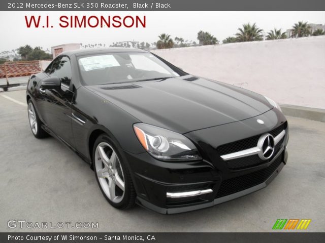 2012 Mercedes-Benz SLK 350 Roadster in Black