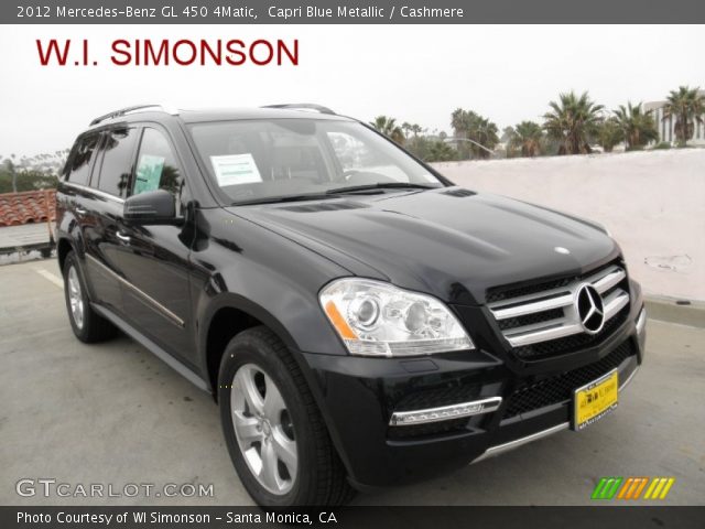 2012 Mercedes-Benz GL 450 4Matic in Capri Blue Metallic