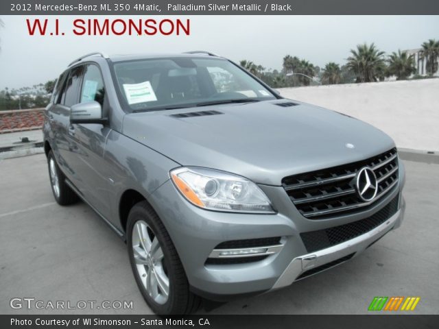 2012 Mercedes-Benz ML 350 4Matic in Palladium Silver Metallic