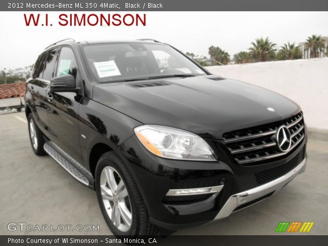2012 Mercedes-Benz ML 350 4Matic in Black