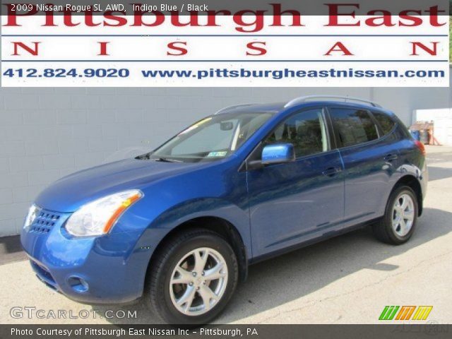 2009 Nissan Rogue SL AWD in Indigo Blue