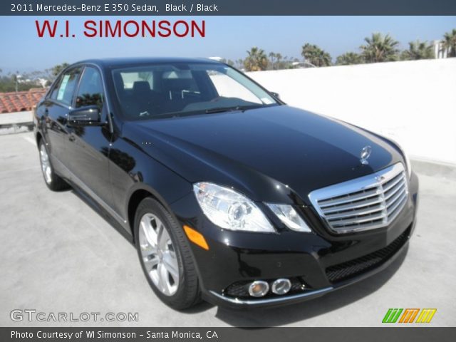 2011 Mercedes-Benz E 350 Sedan in Black