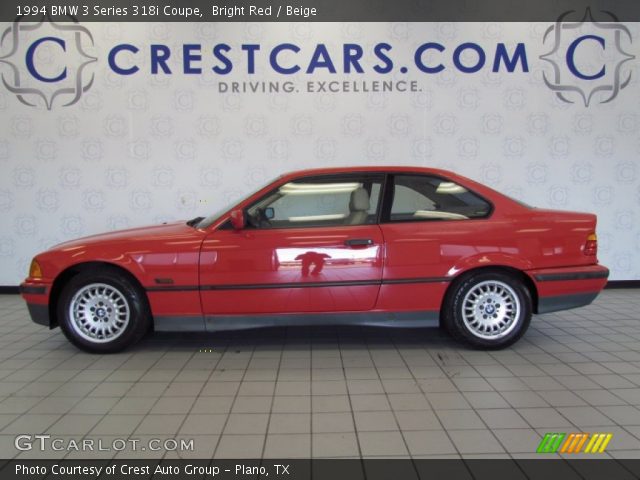 1994 BMW 3 Series 318i Coupe in Bright Red