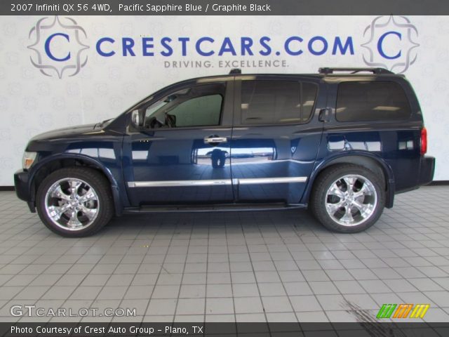 2007 Infiniti QX 56 4WD in Pacific Sapphire Blue
