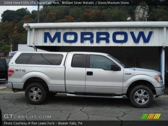 2009 Ford F150 STX SuperCab 4x4 in Brilliant Silver Metallic