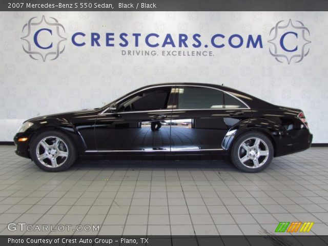 2007 Mercedes-Benz S 550 Sedan in Black