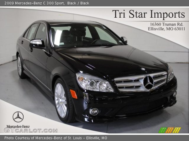 2009 Mercedes-Benz C 300 Sport in Black